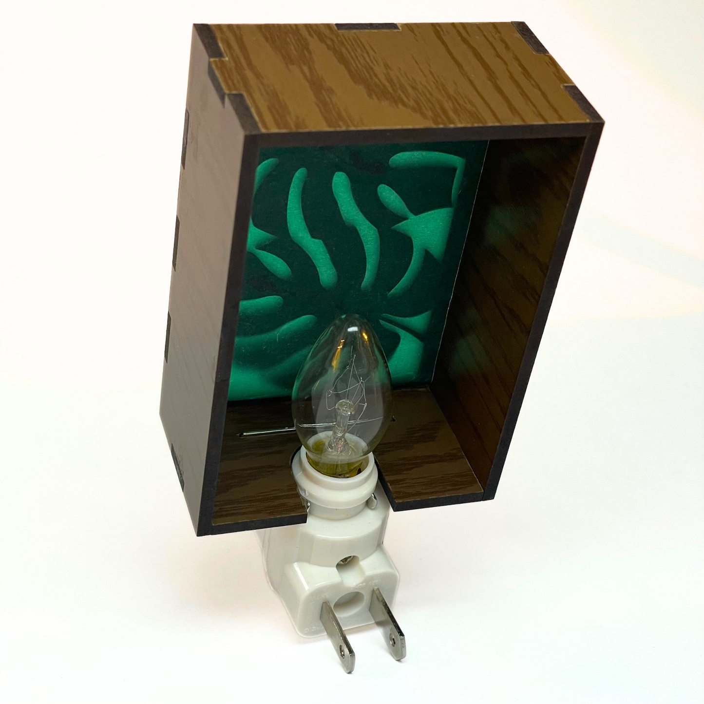 Monstera Wooden Night Light