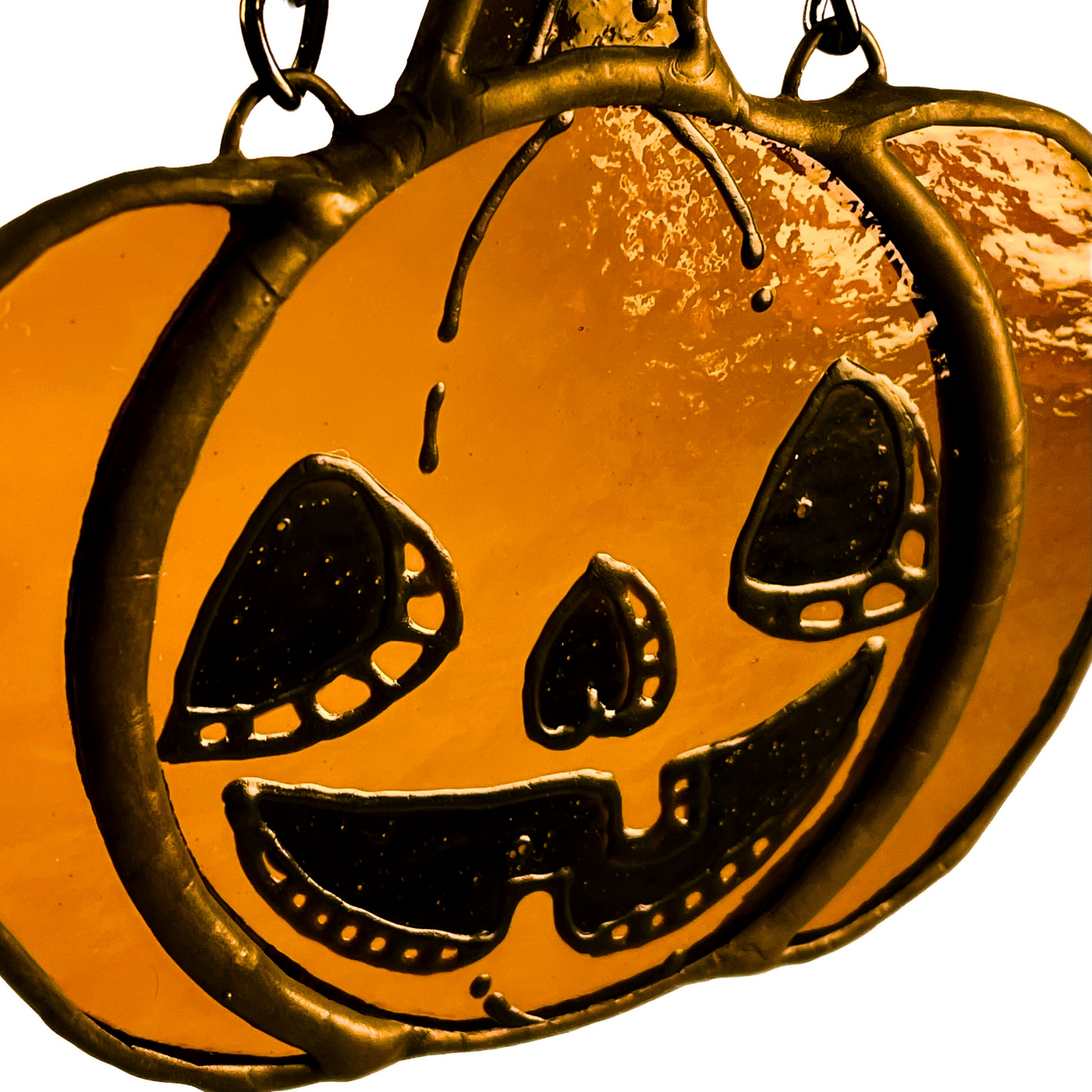 Stained Glass Jack-o-Lantern Pal