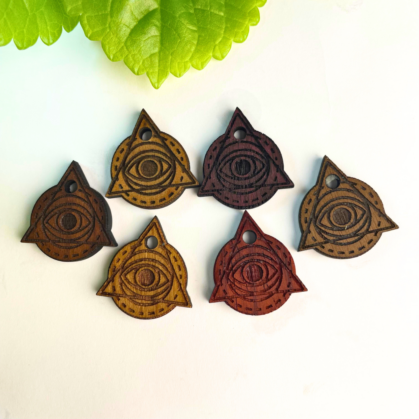 Mystic Wooden Charm Set (Set of 8)