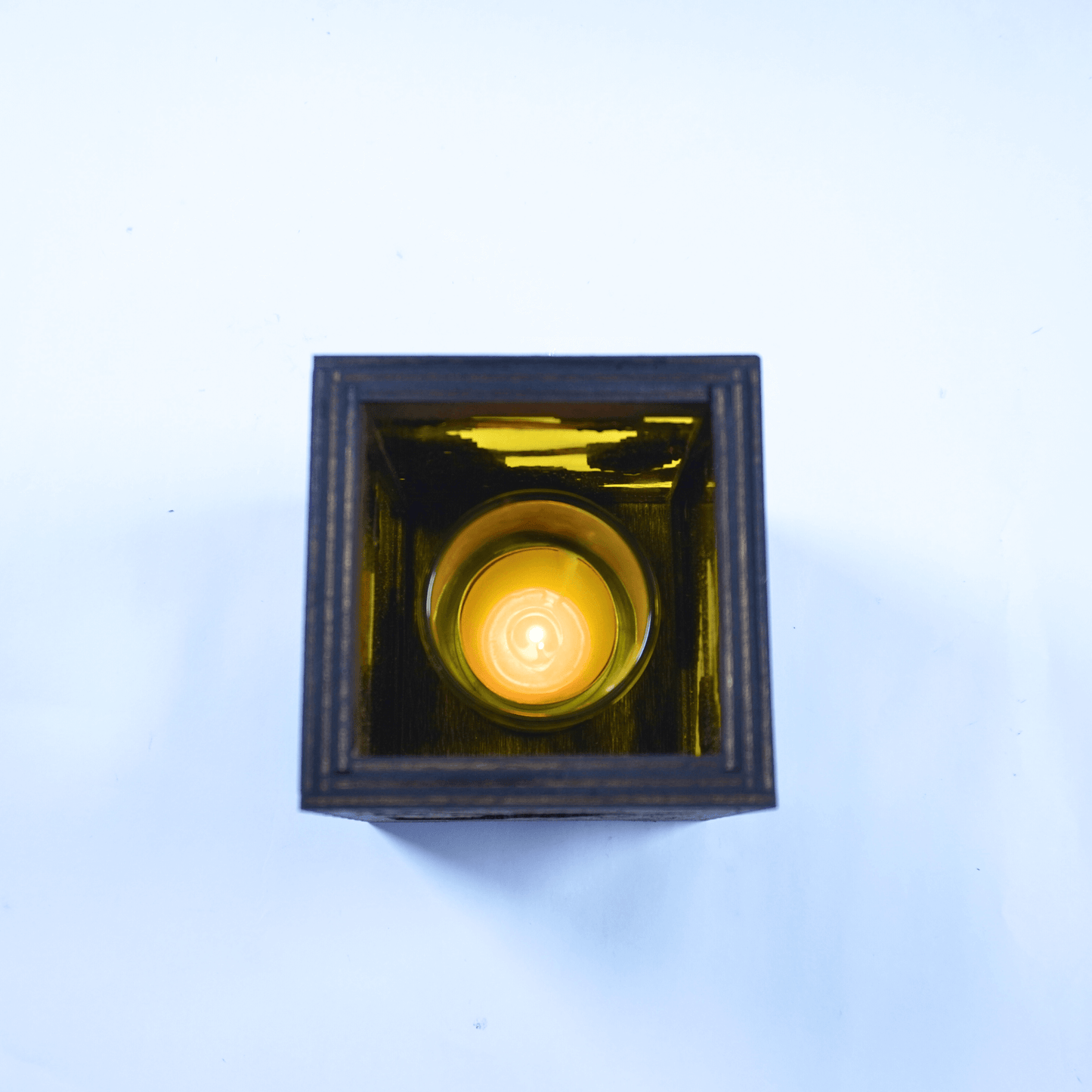 Soot Sprite Stained Glass Candle Holder