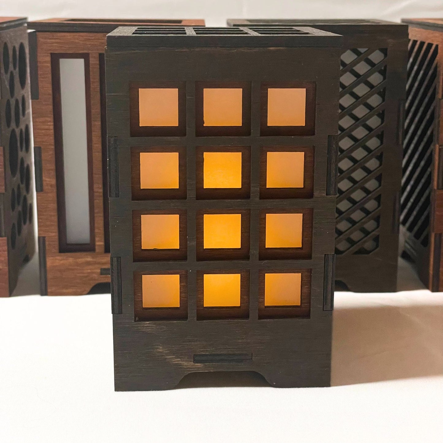 Array - Wooden LED Lantern