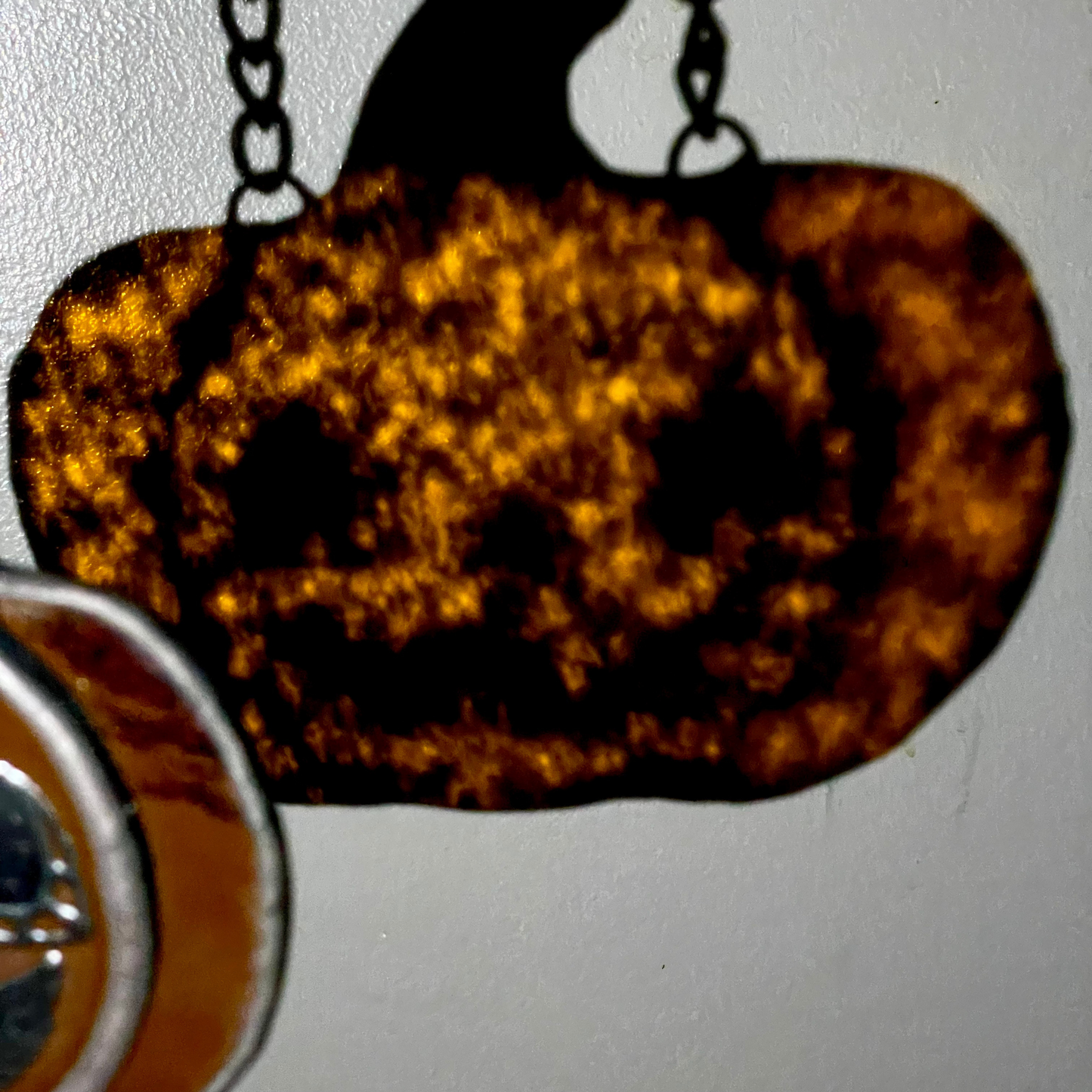 Stained Glass Jack-o-Lantern Pal