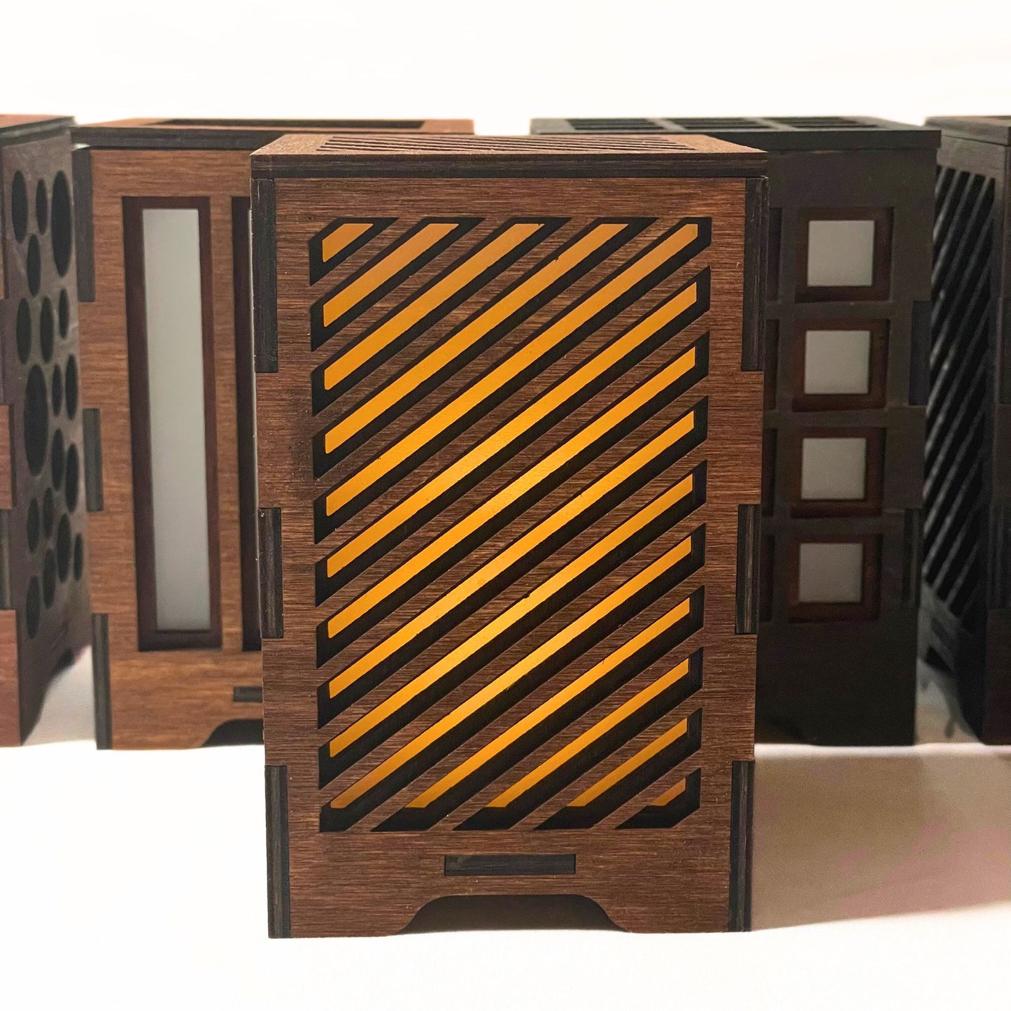 Diag - Wooden LED Lantern