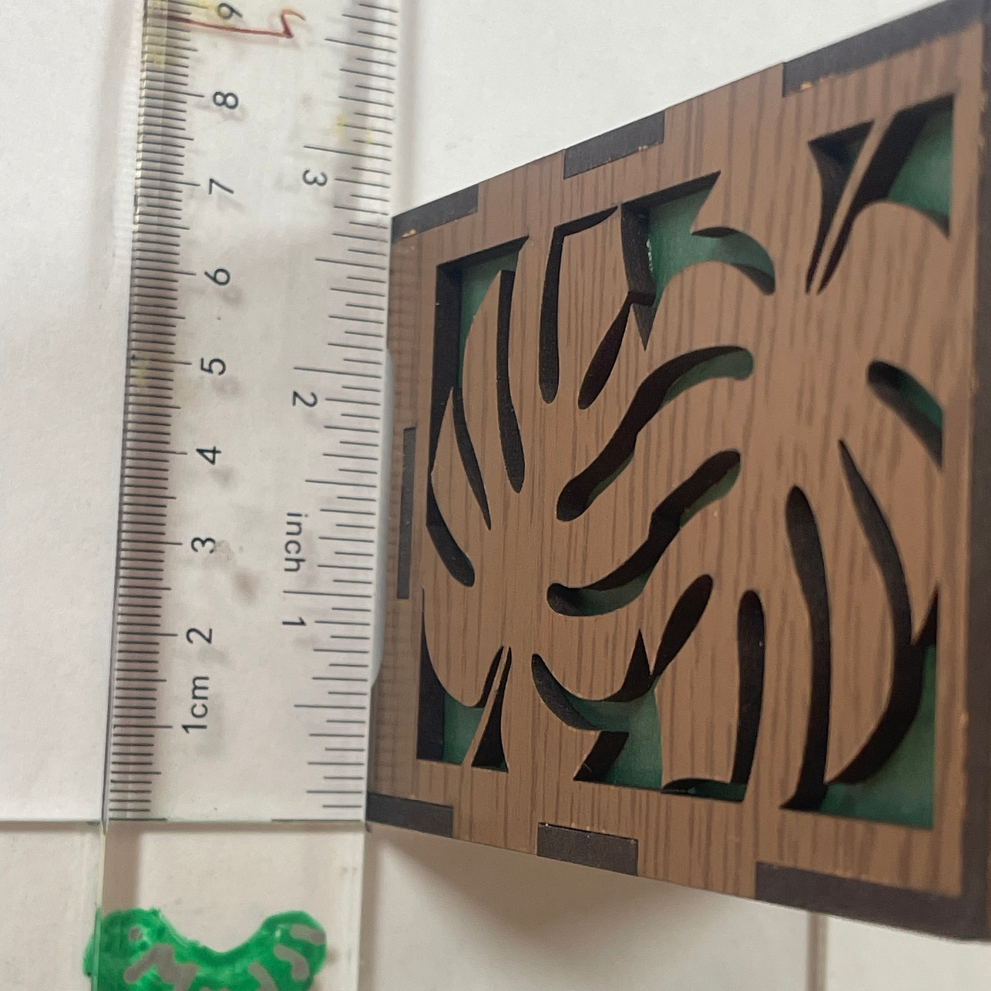 Monstera Lantern - Handmade Monstera Wooden Lantern