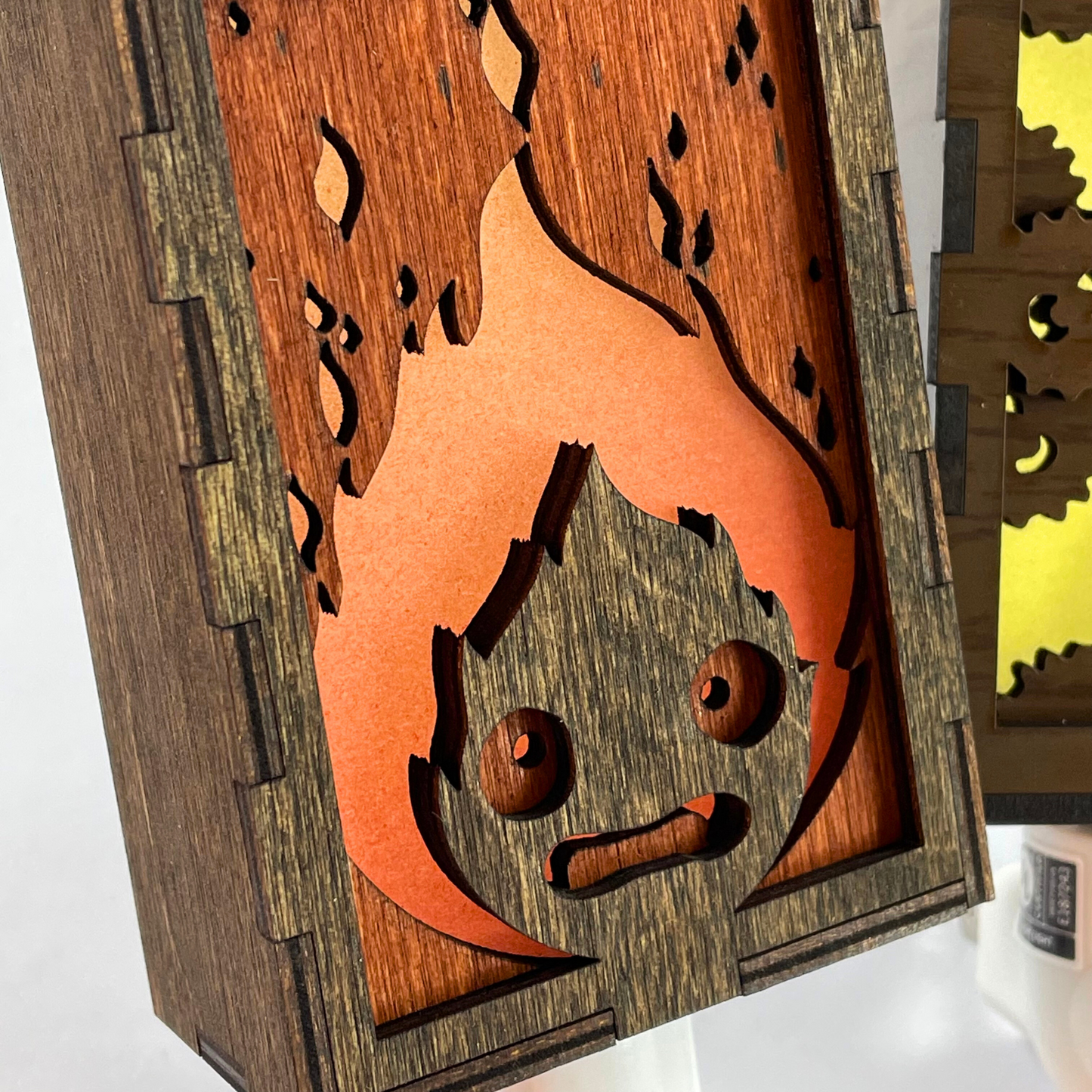 Calcifer Wooden Night Light