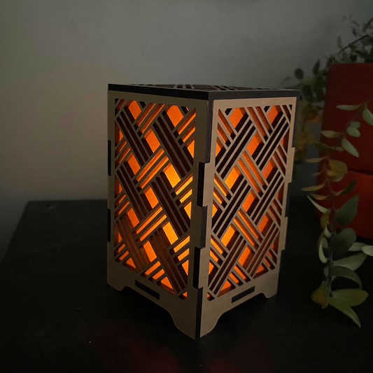 Red Lattice Lantern