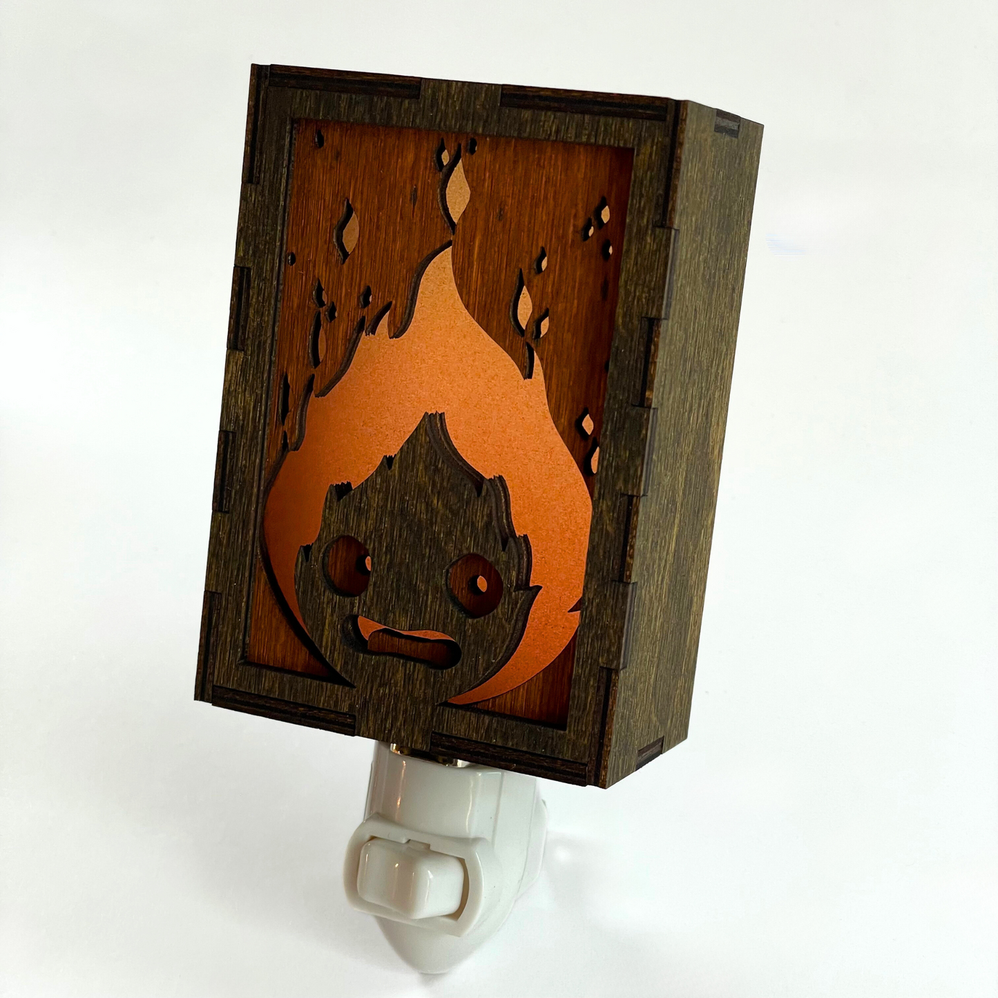 Calcifer Wooden Night Light