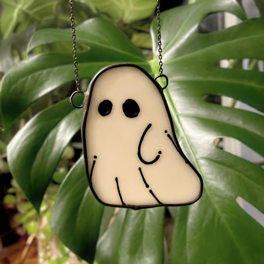 Stained Glass Ghostie Pal