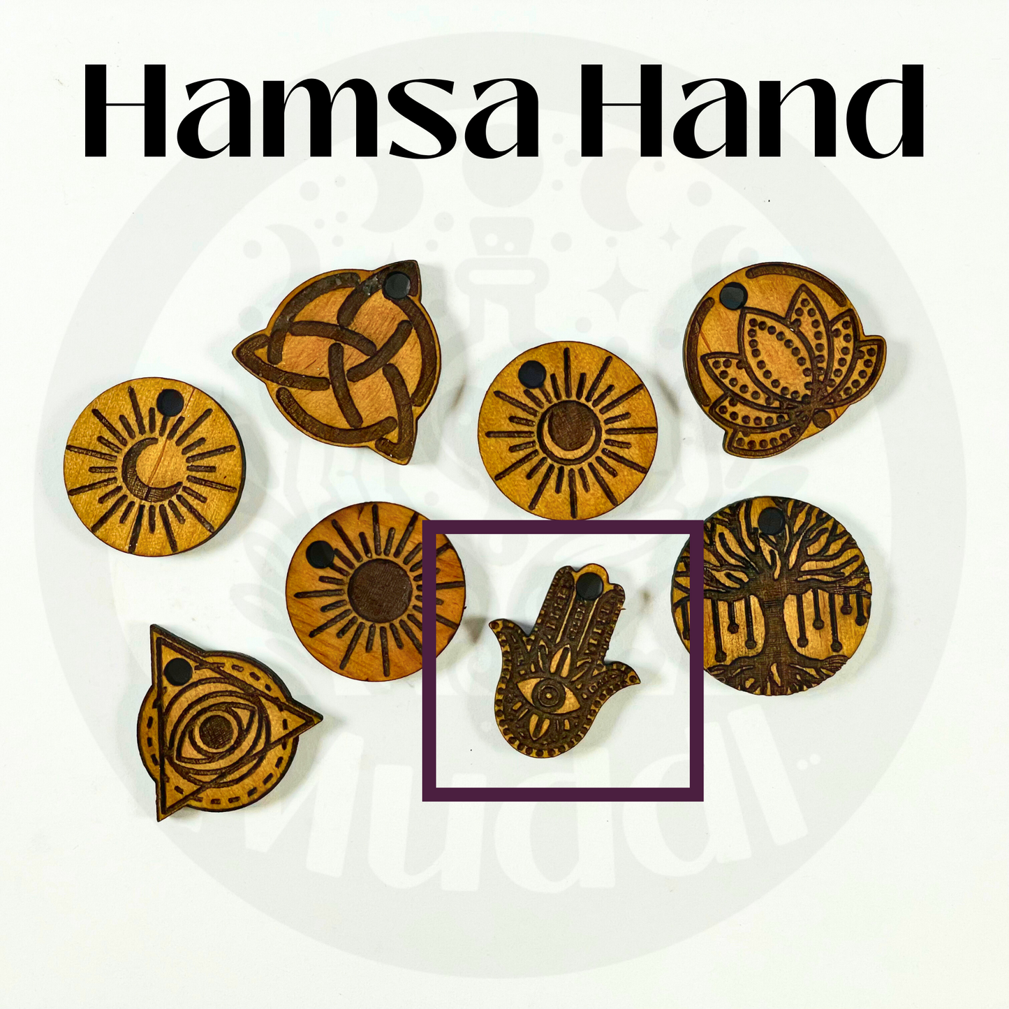 Mushrooms Lined Tarot Bag w/ Custom Charms