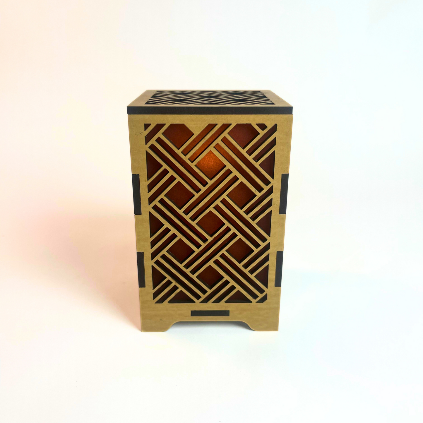 Red Lattice Lantern