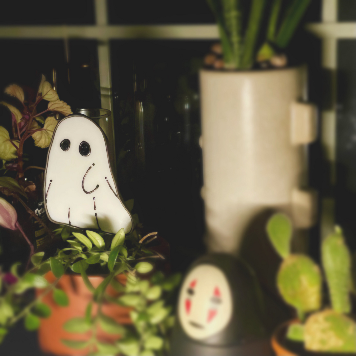 Stained Glass Ghostie Pal