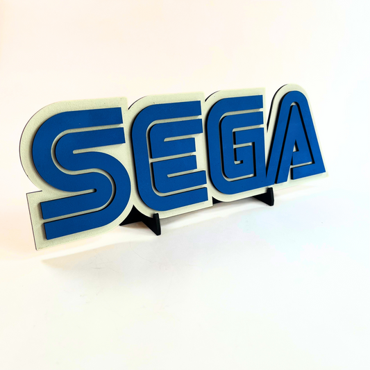 Sega Logo Wood Display