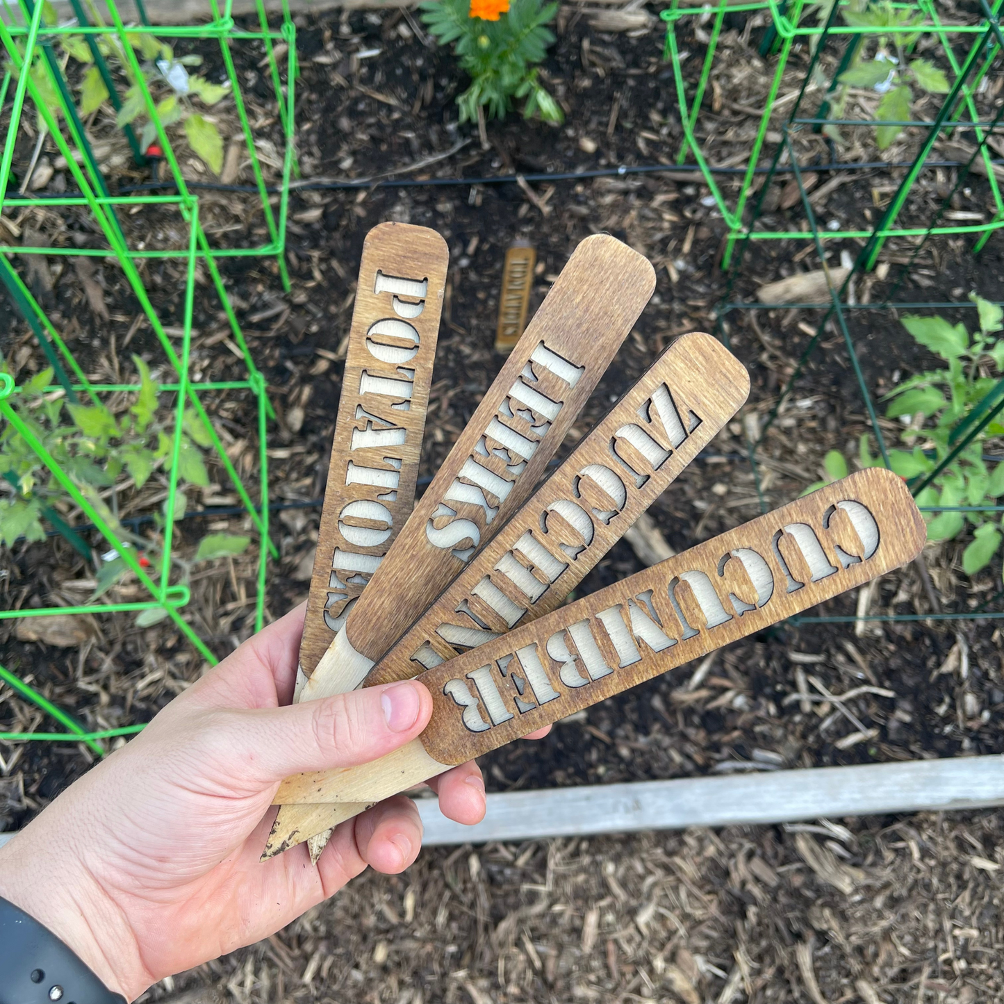 Custom Mega Garden Stakes