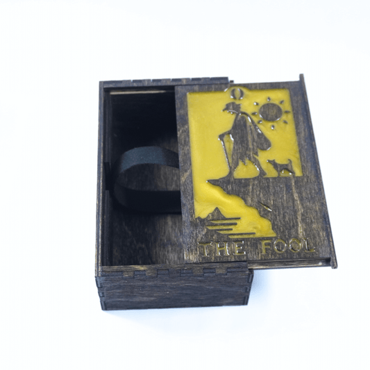 The Fool Tarot Box with Sliding Lid