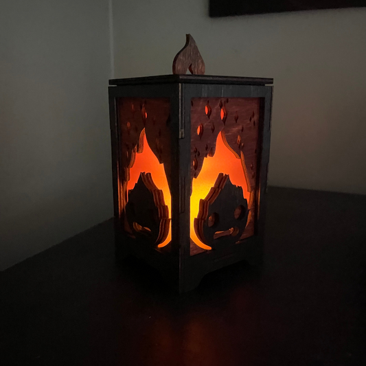 Calcifer Lantern - Handmade Howl's Moving Castle Lantern