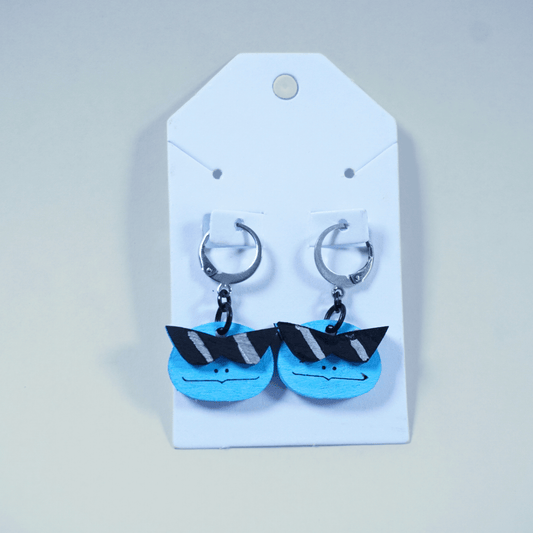 Squirtle Squad Wood Earrings