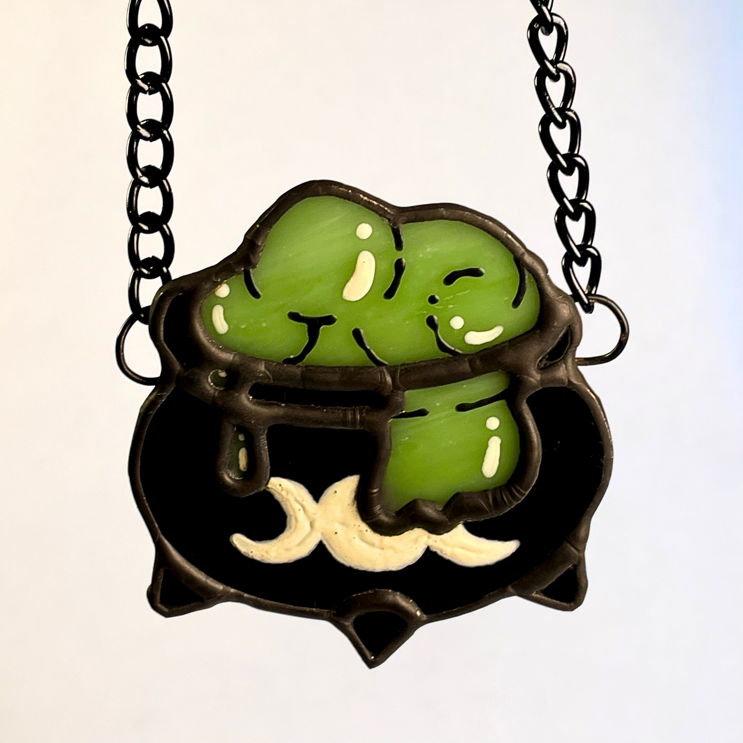 Stained Glass Witchy Cauldron