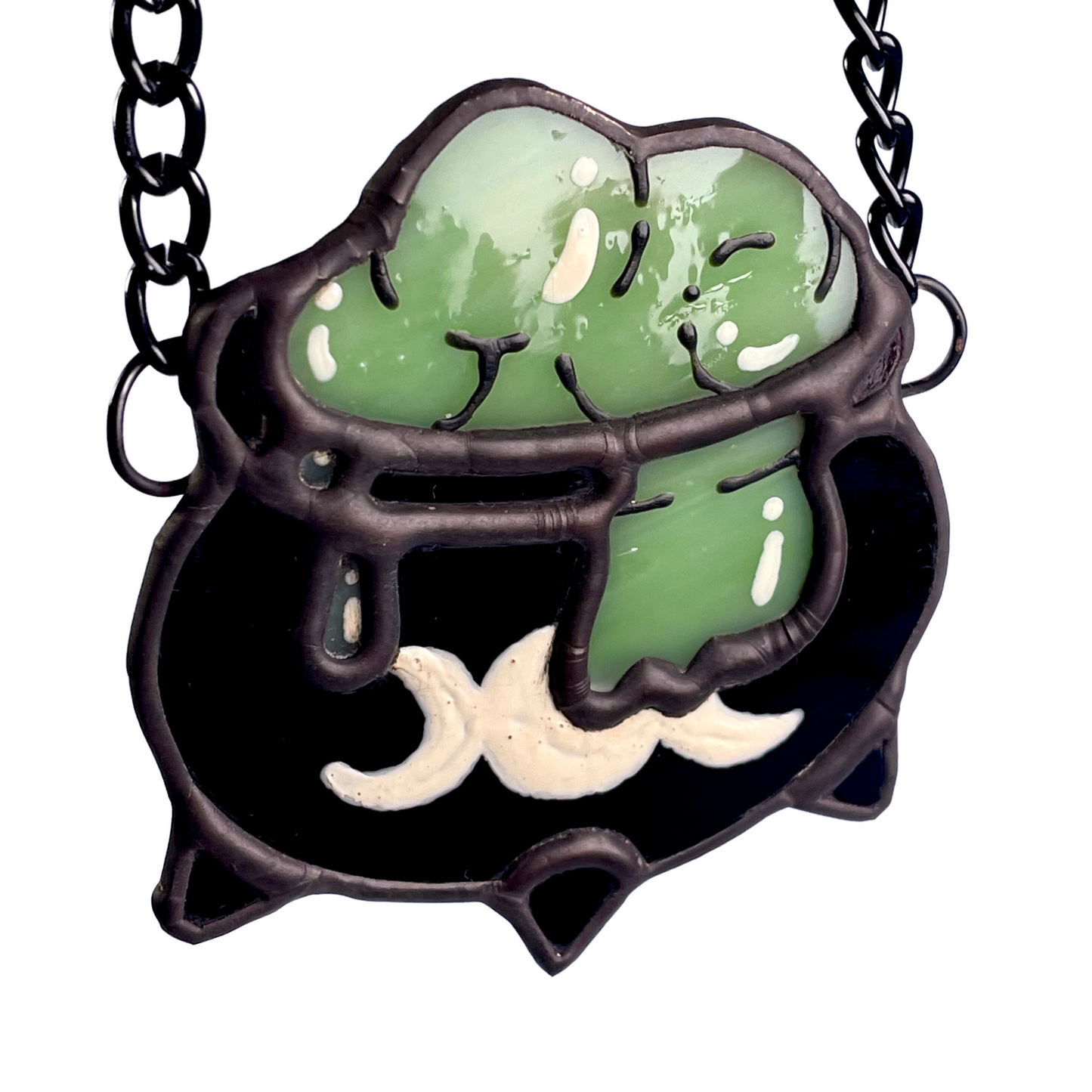Stained Glass Witchy Cauldron