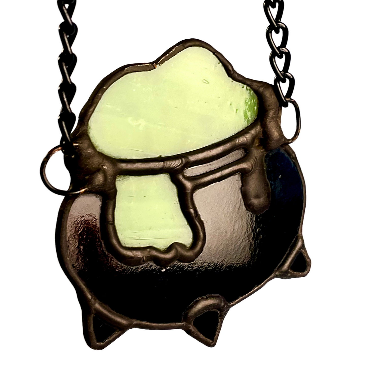 Stained Glass Witchy Cauldron