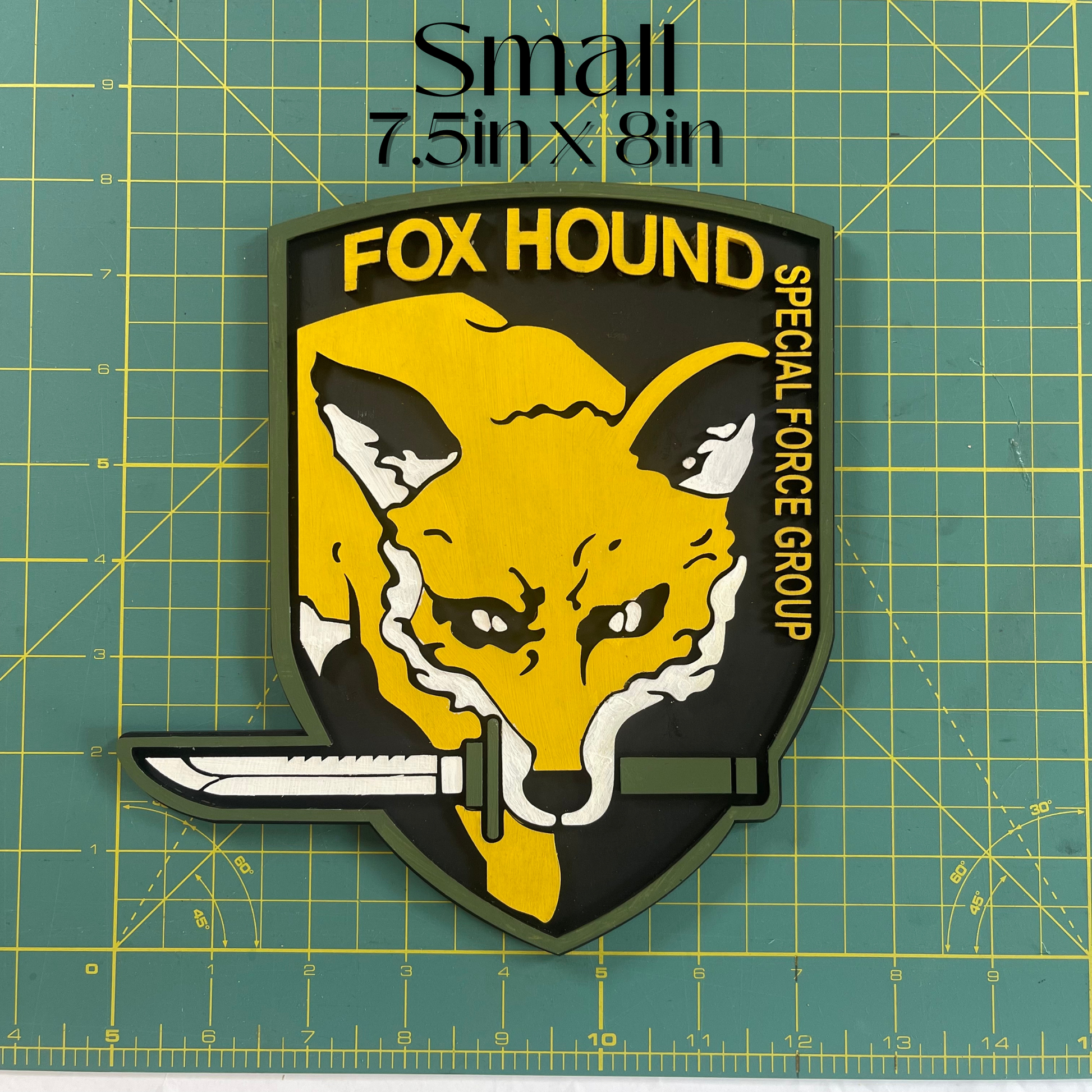 metal gear solid fox logo Foxhound
