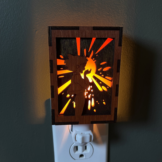 Howl Wooden Night Light