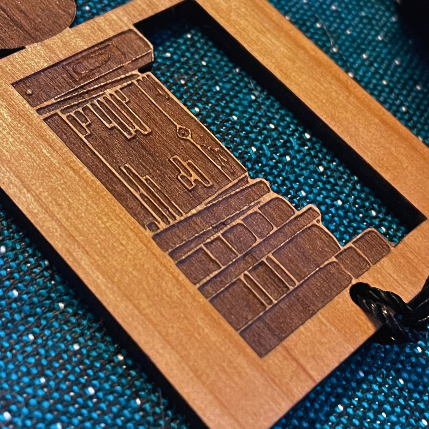 Engraved Bookshelf  Bookmark