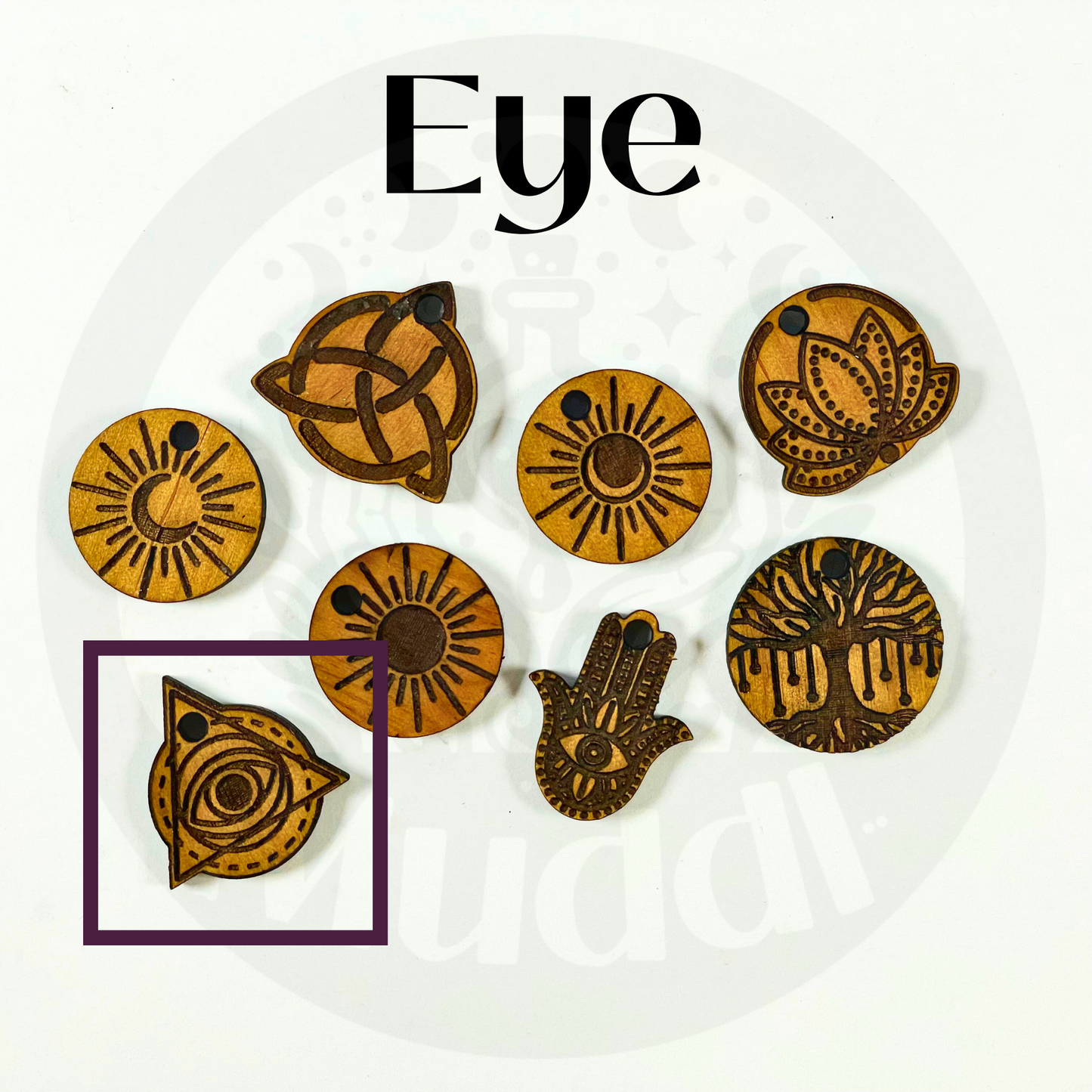 Mushrooms Lined Tarot Bag w/ Custom Charms