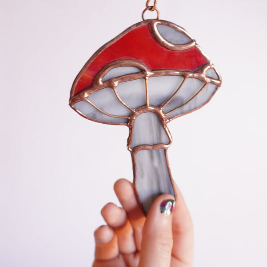 Stained Glass Toadstool