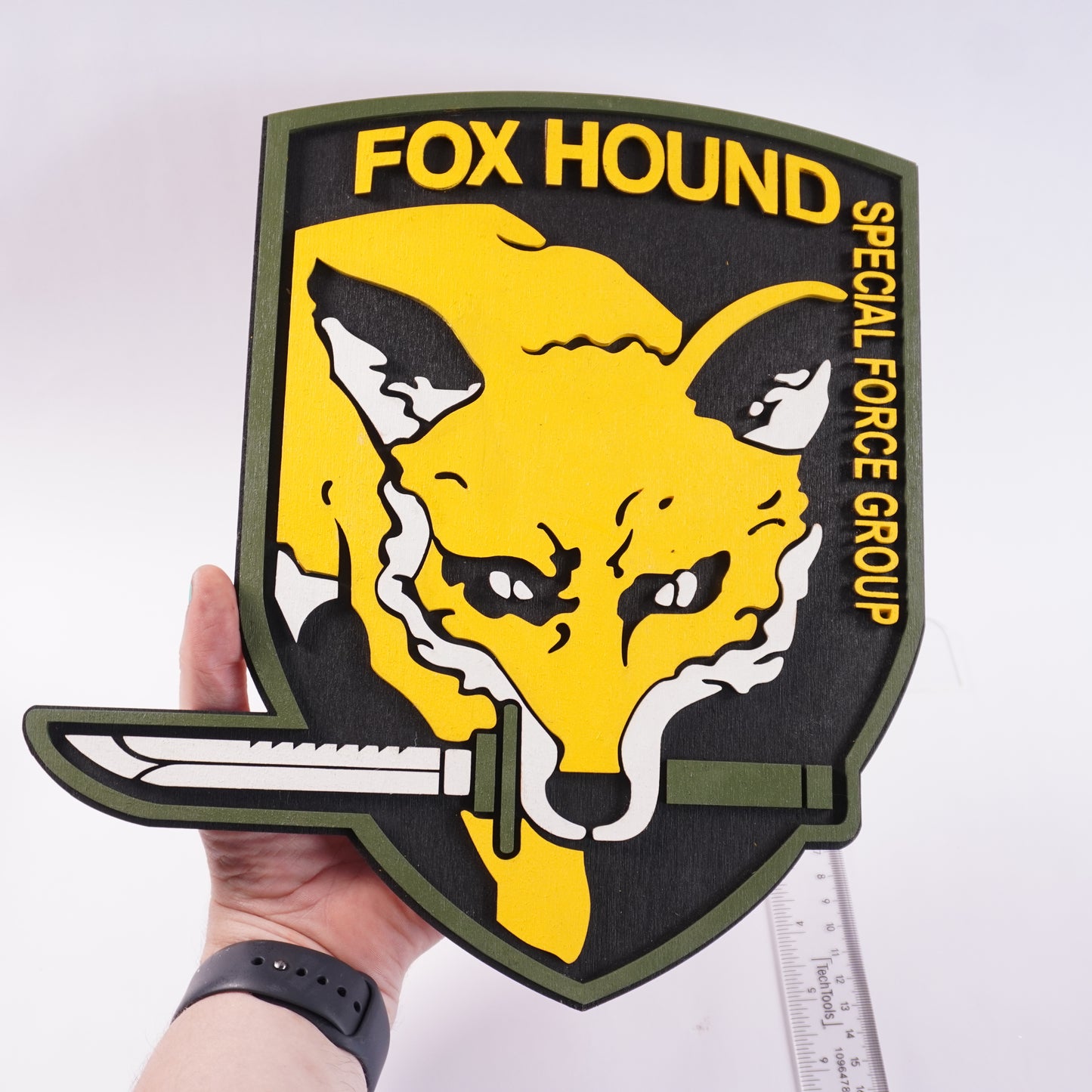 Foxhound - Metal Gear Solid wood art