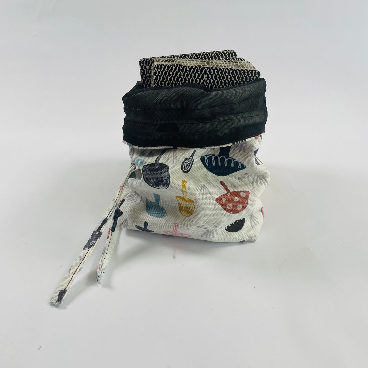 Mushrooms Lined Tarot Bag w/ Custom Charms